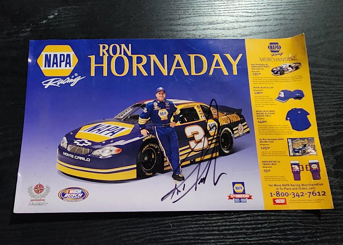 Ron Hornaday Autographed Hero Card