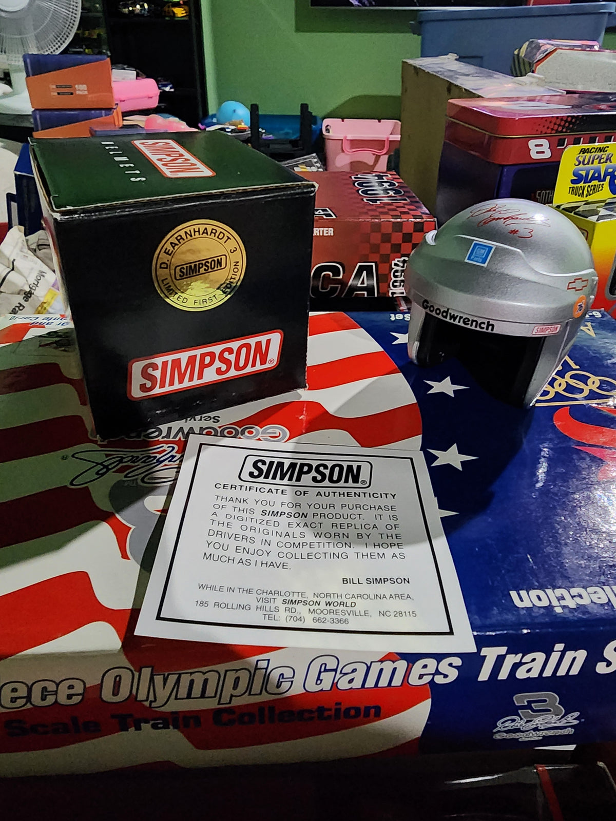 Dale Earnhardt 25th anniversary 1/4 scale helmet