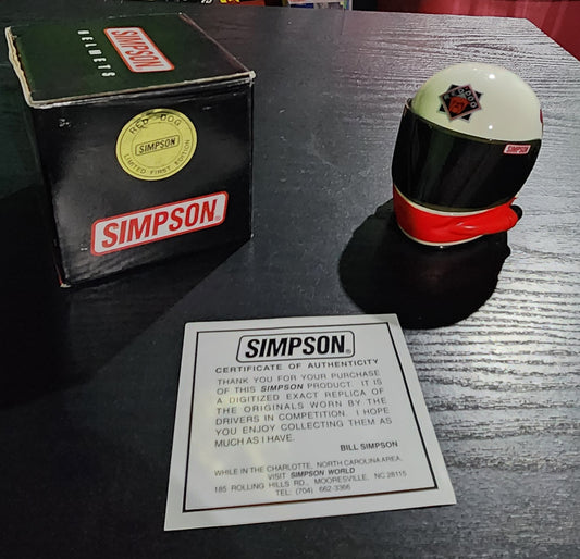 Kenny Wallace 1/4 scale Red Dog Simpson mini helmet